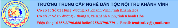 truong trung cap nghe dan toc noi tru khanh vinh, trung cap nghe khanh vinh, truong trung cap nghe khanh vinh